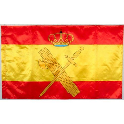 Bandera España con escudo Guardia Civil. 150x90cm