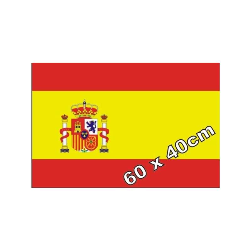 Bandera España con escudo. 60x40cm