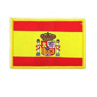 Parche bandera España bordado alta definición (9x6cm)
