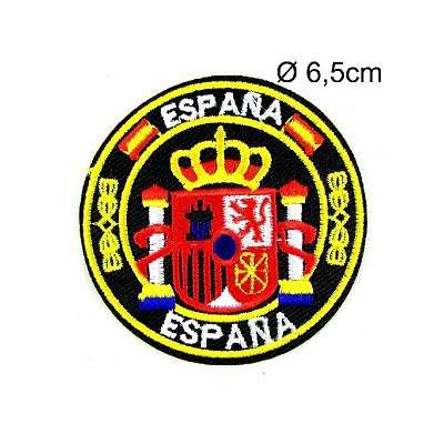 2 Pegatinas relieve bandera España. Modelo 137 - La Tienda de España