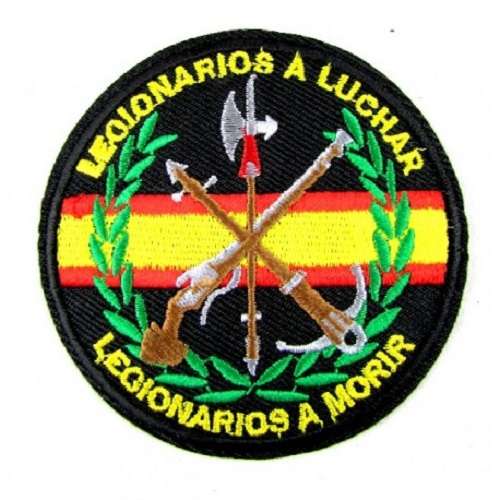 Parche escudo de la Legión Española (Ø 7,5cm)