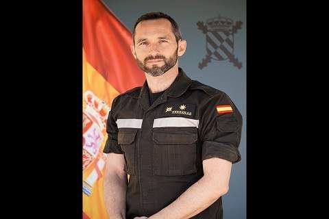 Un comandante español de la UME, nuevo líder del equipo europeo contraincendios en Bolivia